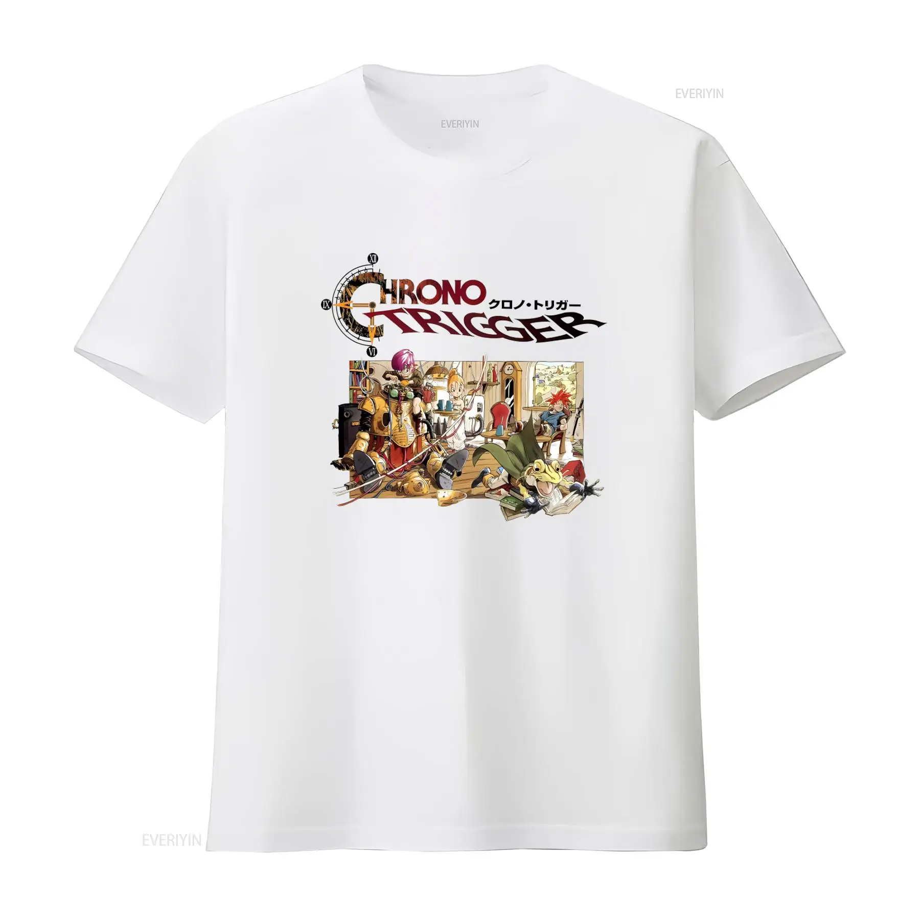Retro Gaming T Shirt - Chrono Trigger Video Game Logo T
