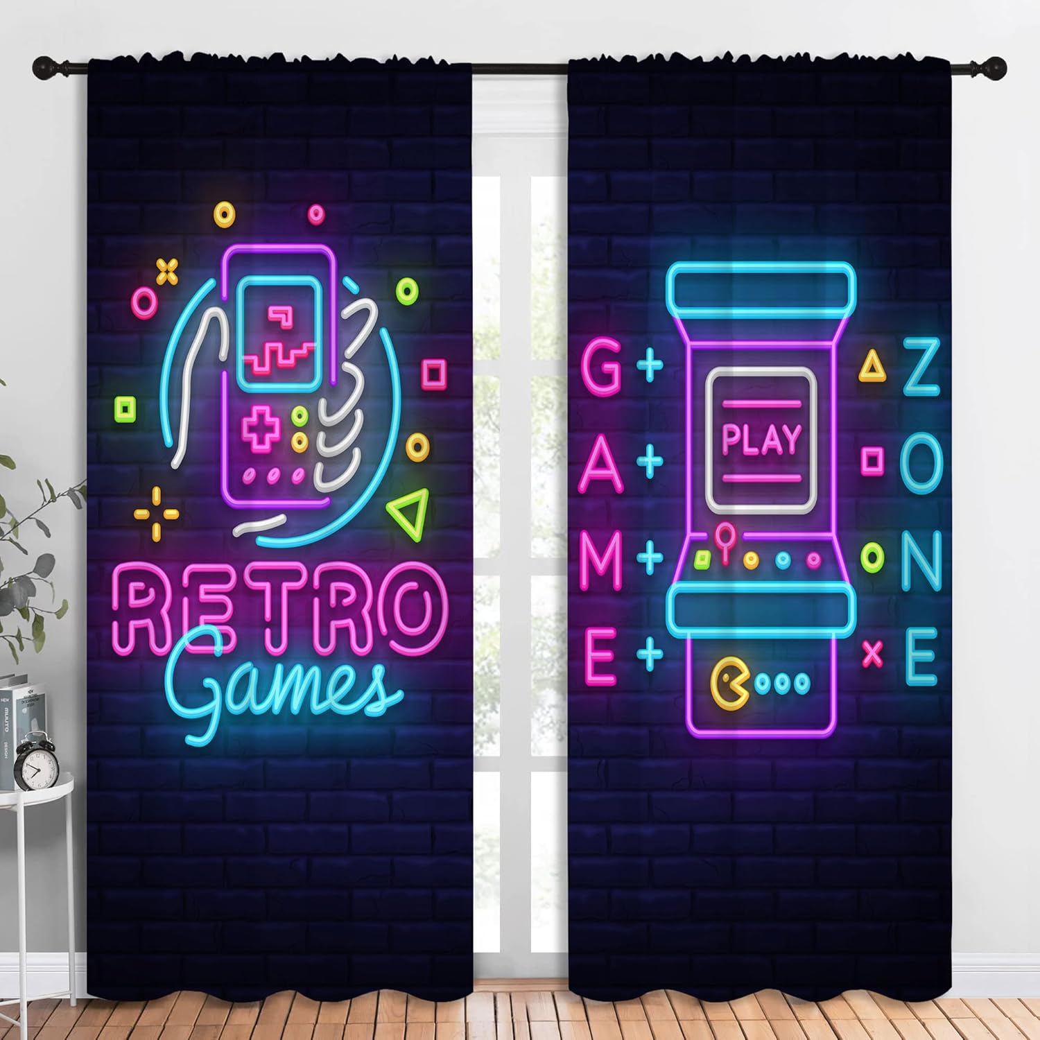 Background Retro Gaming - Art Retro Game and Arcade Game