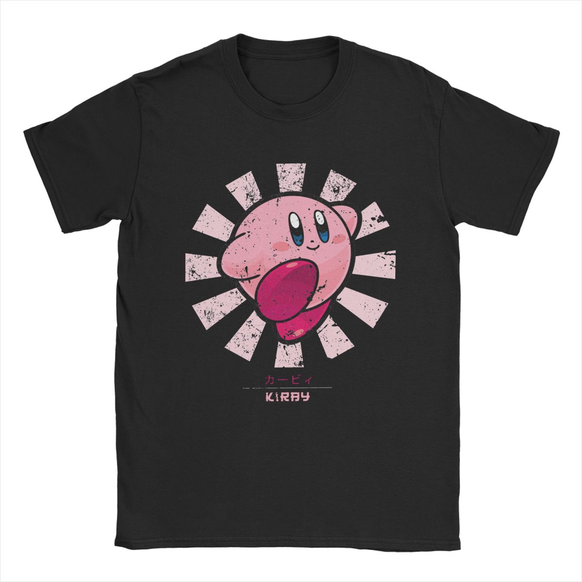 Retro Gaming T Shirt - Kirbys Retro Japanese T-Shirts Men Women