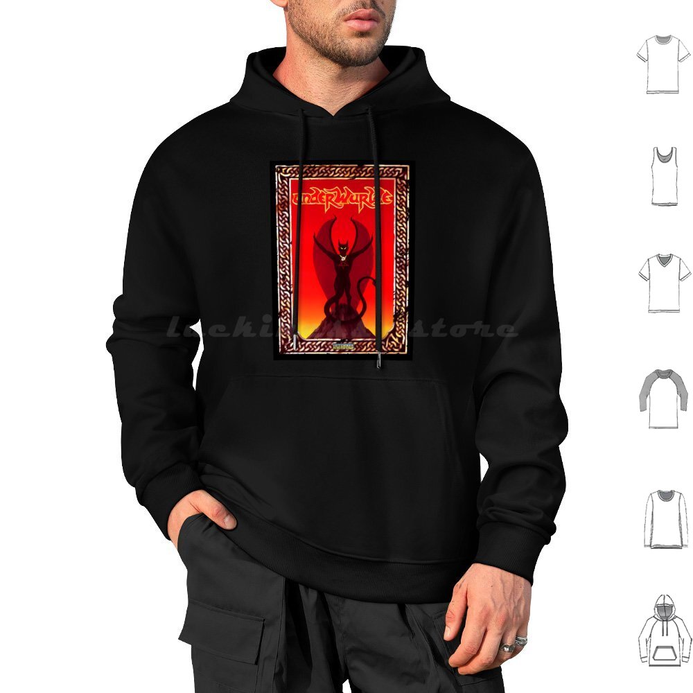 Underwurlde Hoodie Cotton Long - Retro Gaming Zx Spectrum 评论和价格
