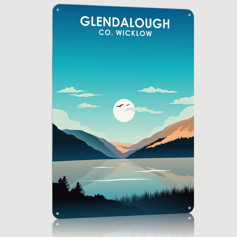 Glendalough Ireland Printed Po - Retro Gaming Ireland 评论和价格
