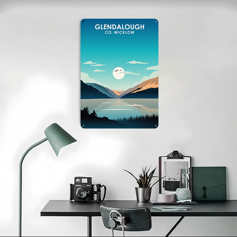 Glendalough Ireland Printed Po - Retro Gaming Ireland 评论和价格