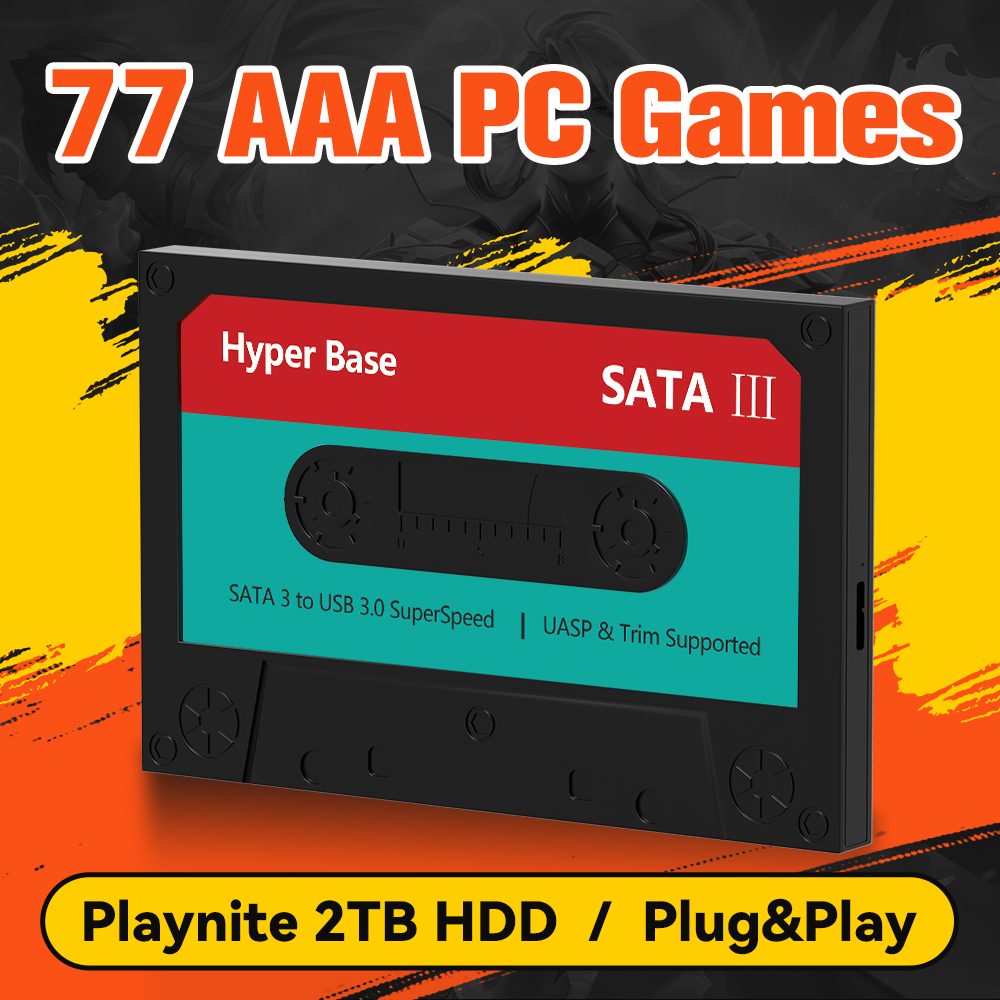 Playnite 2TB Gaming HDD with 7 - Retro Gaming Emulator Pc 评论和价格