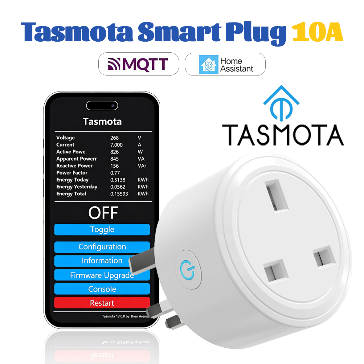 Tasmota UK Smart Plug 16A 20A  - Crt Monitor Stand 评论和价格
