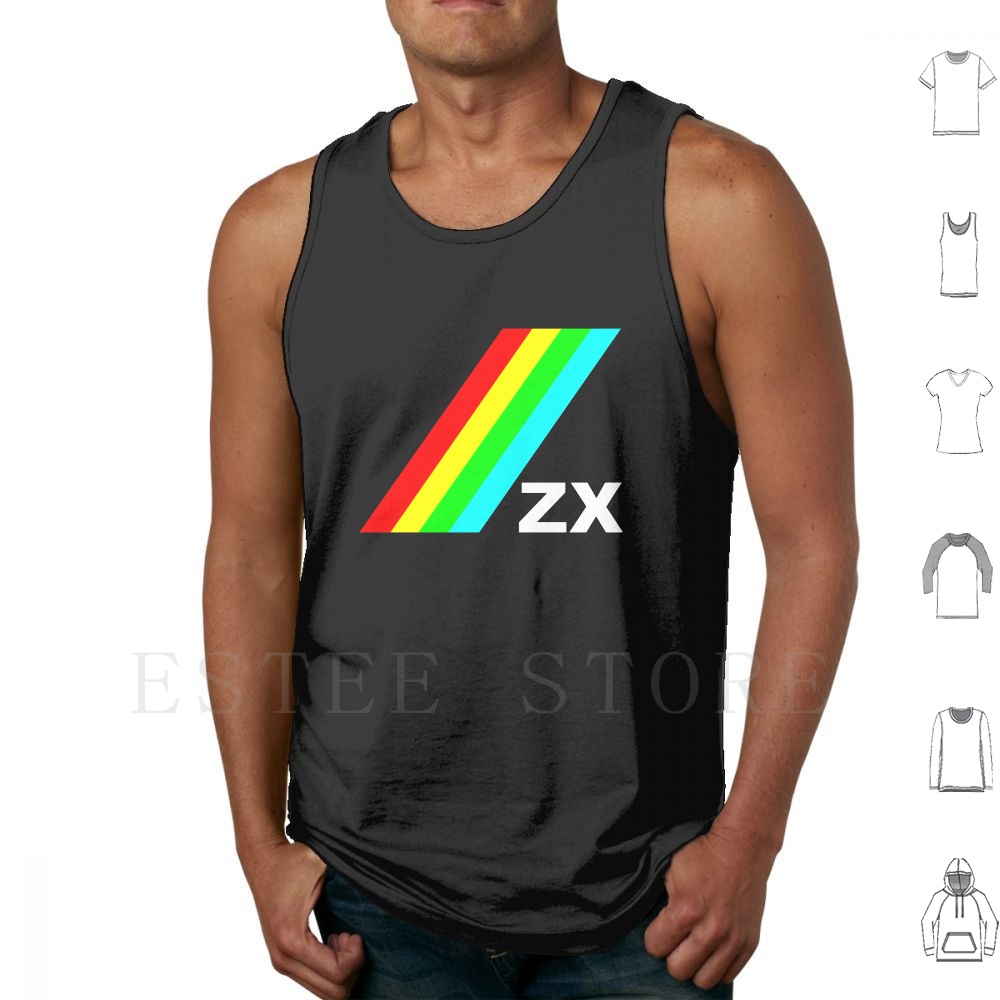 Zx Tank Tops Vest Zx Spectrum  - Retro Gaming Zx Spectrum 评论和价格