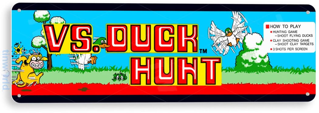TIN SIGN Duck Hunt Arcade Marq - Retro Gaming Shops 评论和价格