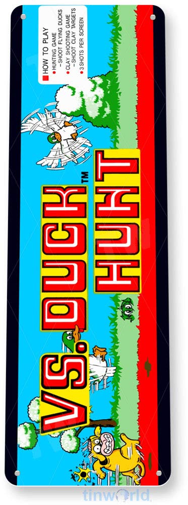 TIN SIGN Duck Hunt Arcade Marq - Retro Gaming Shops 评论和价格
