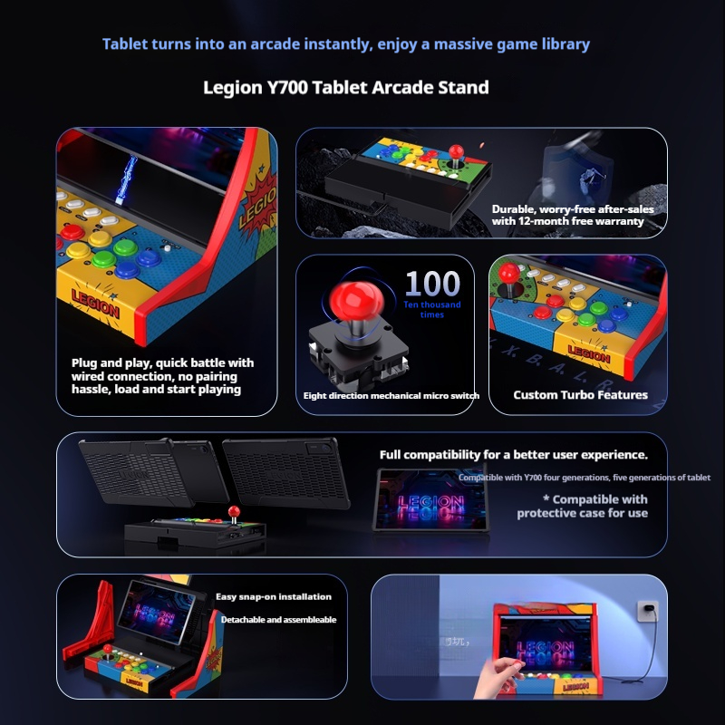 Legion Y700 Gaming Tablet Arca - Retro Gaming Emulator Pc 评论和价格