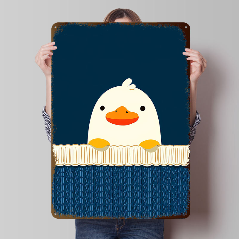 Cute Duck on a Blue Background - Background Retro Gaming 评论和价格