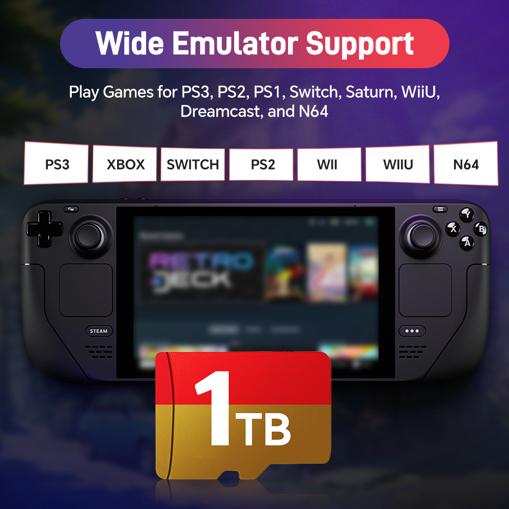 Steam Deck Micro SD Card Retro - Retro Gaming Emulator Pc 评论和价格