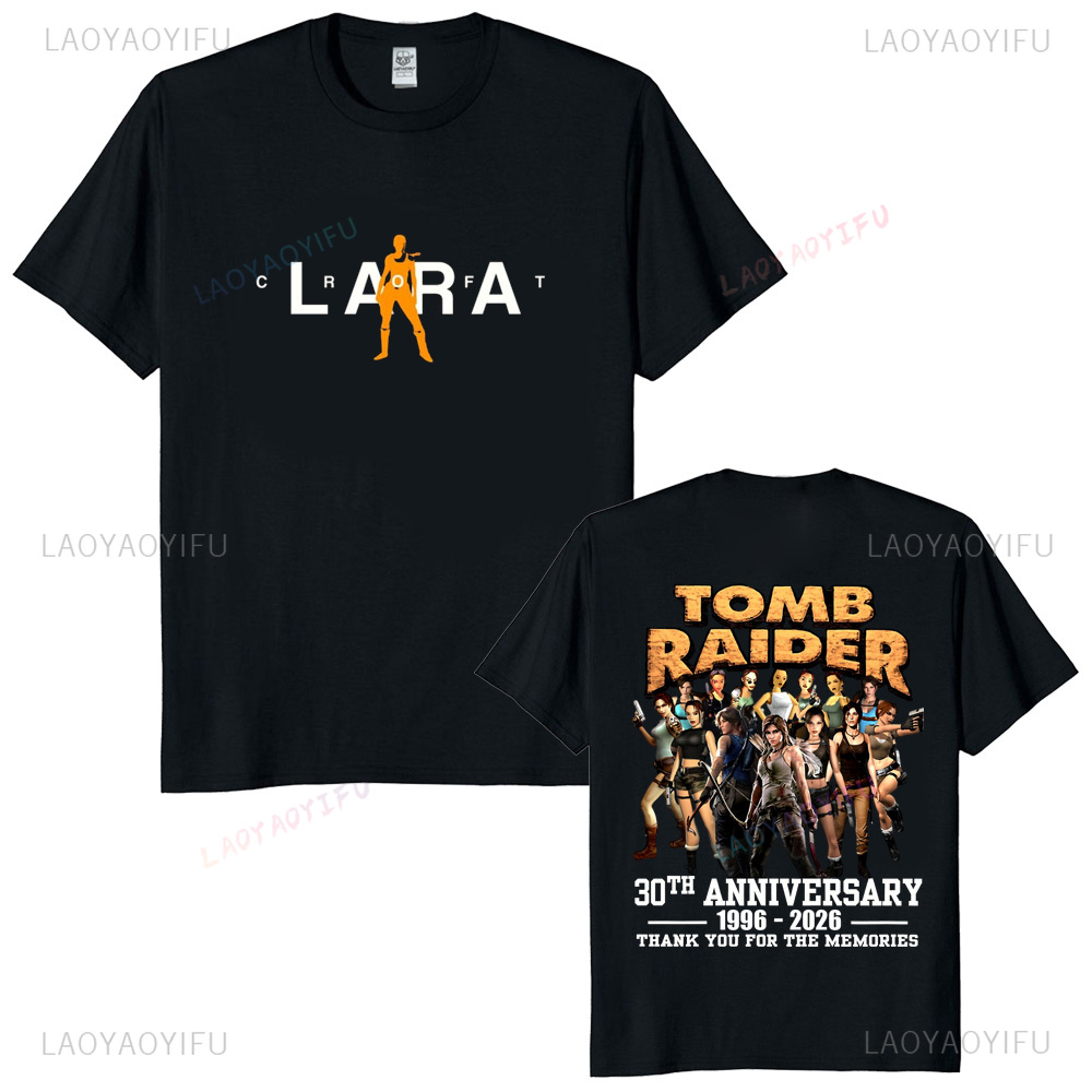 Tomb Raider 30th Anniversary U - Retro Gaming T Shirt 评论和价格