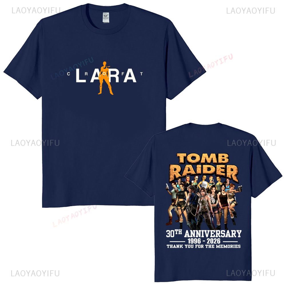 Tomb Raider 30th Anniversary U - Retro Gaming T Shirt 评论和价格