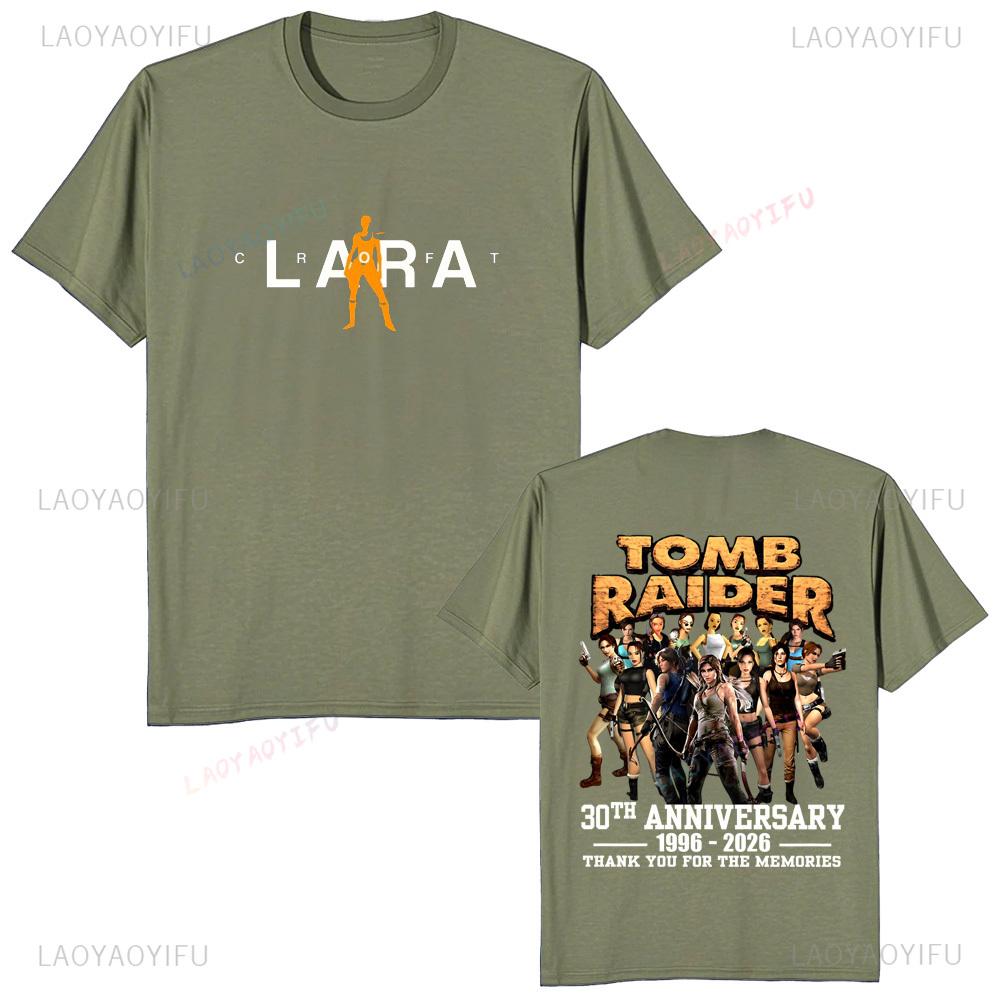 Tomb Raider 30th Anniversary U - Retro Gaming T Shirt 评论和价格