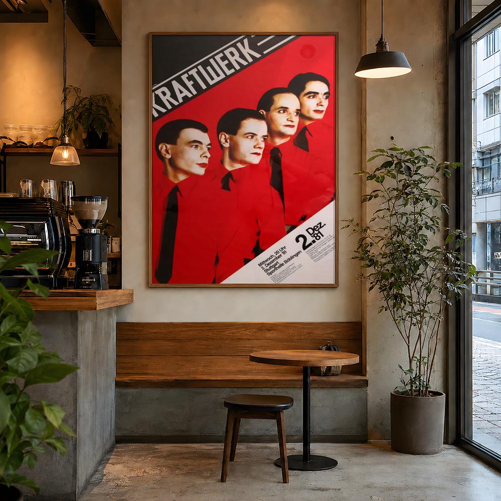 Music Kraftwerk Retro Poster P - Retro Gaming Life 评论和价格