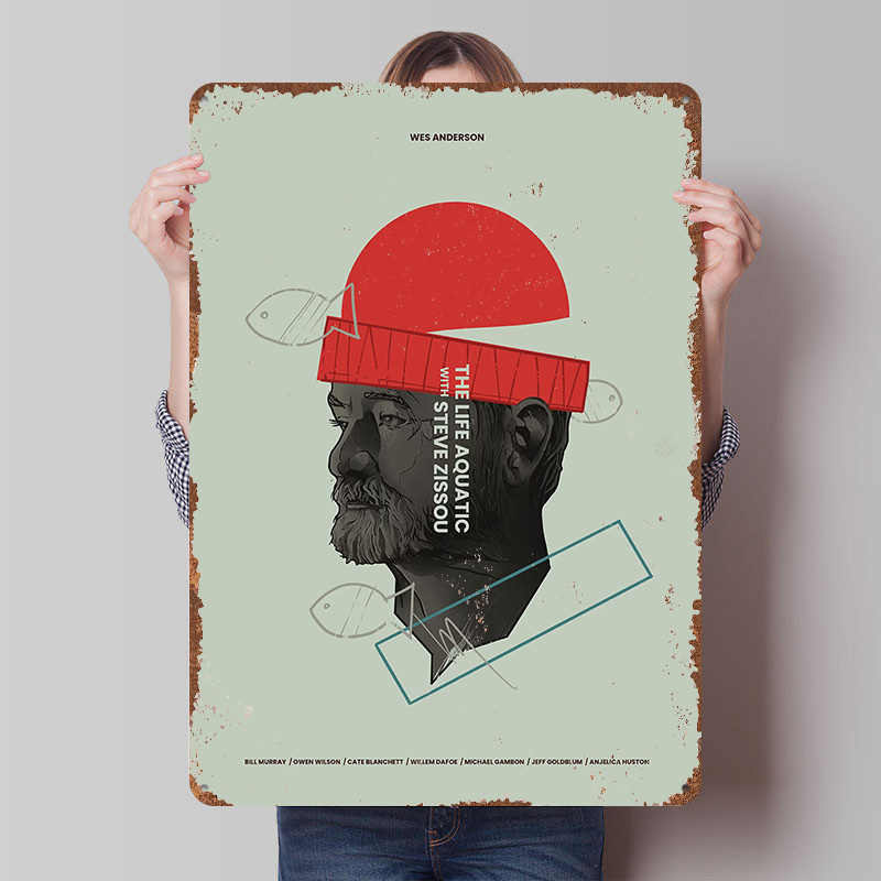 The Life Aquatic Printed Poste - Retro Gaming Life 评论和价格
