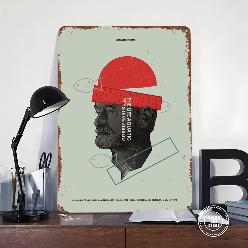 The Life Aquatic Printed Poste - Retro Gaming Life 评论和价格