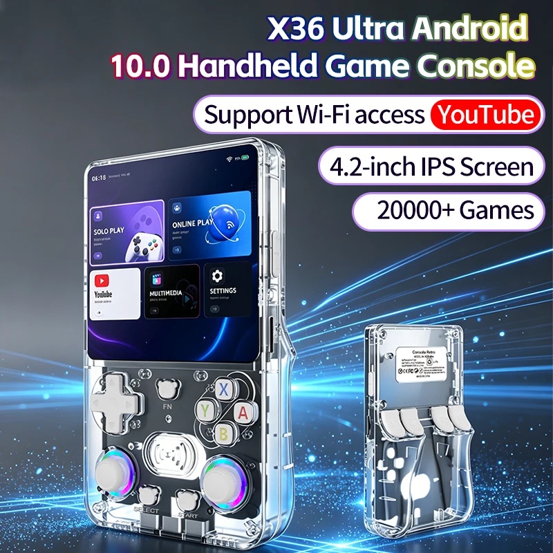 X36Ultra Retro Handheld Consol - Retro Gaming Youtubers 评论和价格