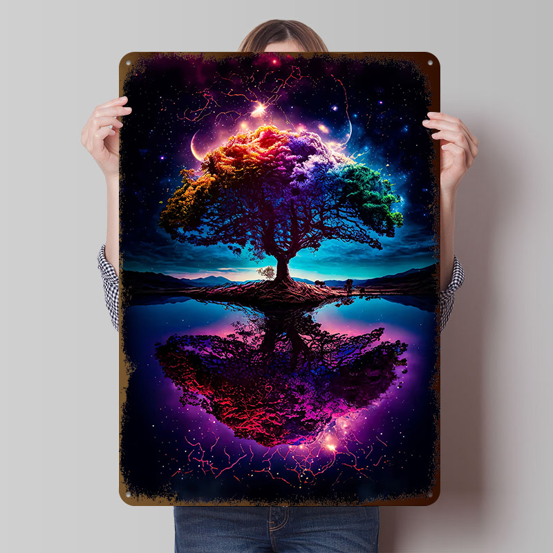 Cosmic Tree of Life Poster Cus - Retro Gaming Life 评论和价格