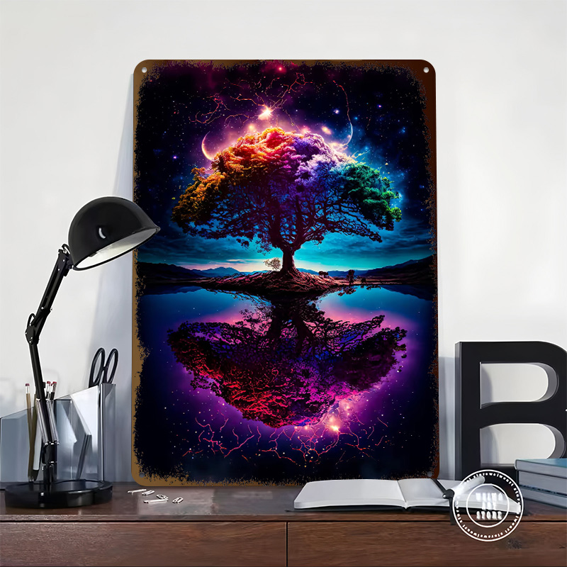 Cosmic Tree of Life Poster Cus - Retro Gaming Life 评论和价格