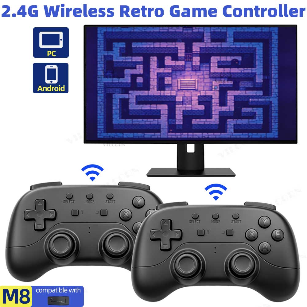 2.4G Wireless Gamepad No Delay - Retro Gaming Emulator Pc 评论和价格