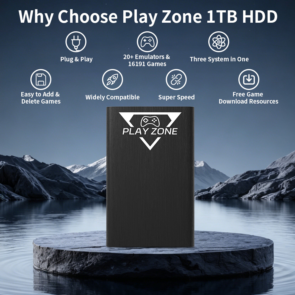 Play Zone 1TB Portable Gaming  - Retro Gaming Emulator Pc 评论和价格