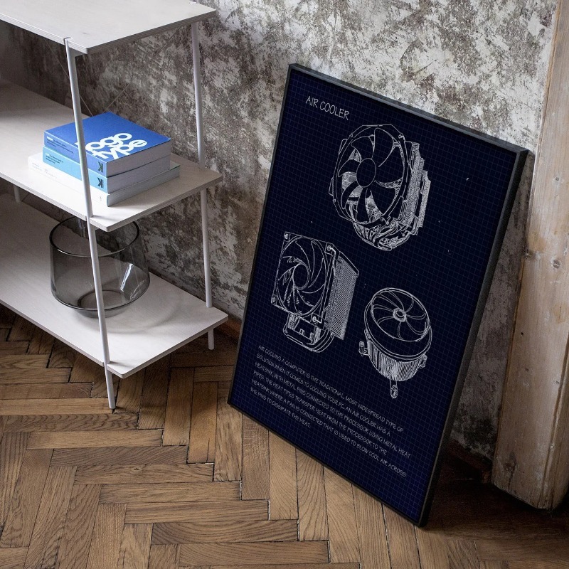 Geek Blueprint Painting Canvas - Retro Gaming Life 评论和价格