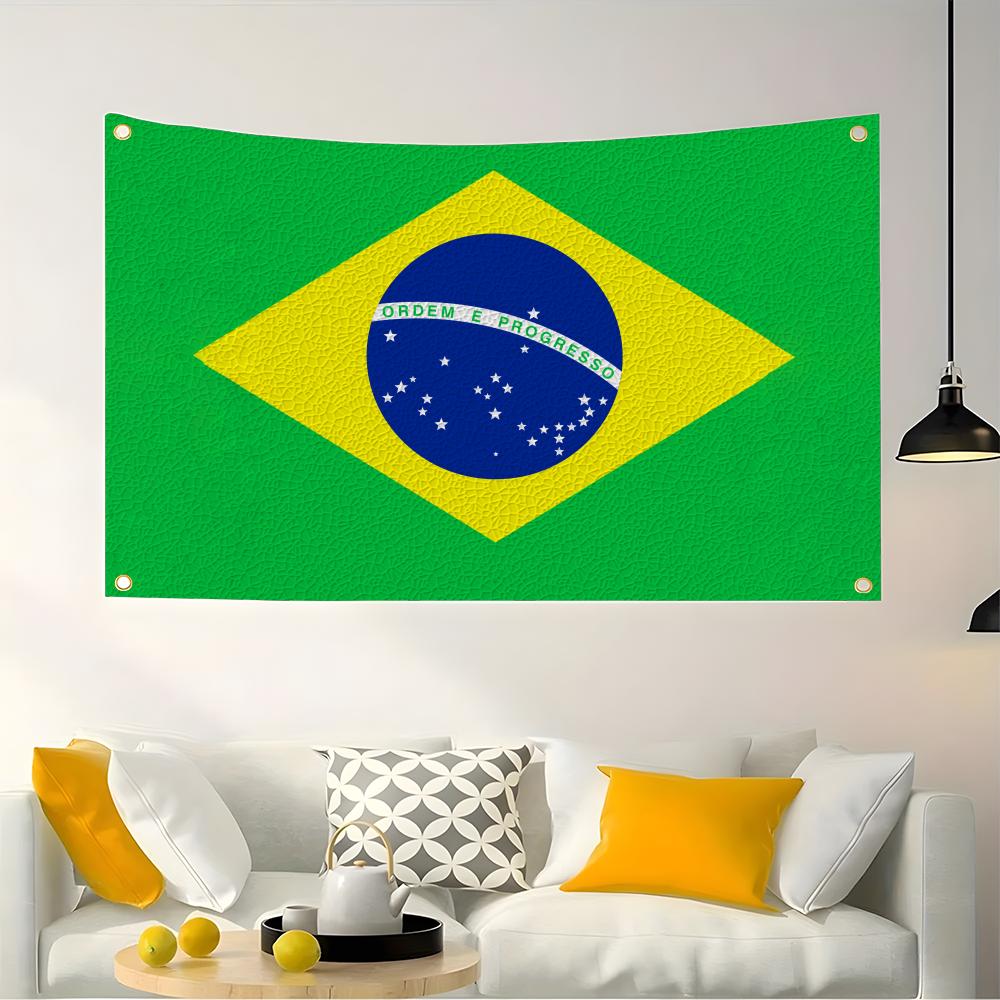 1PC Famosu Brazil Flags Retro  - Retro Gaming Banner 评论和价格