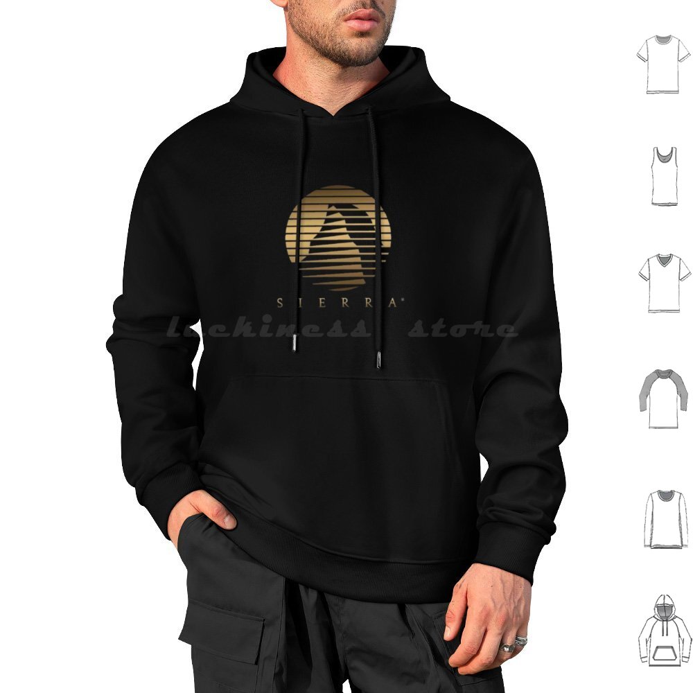 Sierra Logo Hoodies Long Sleev - Retro Gaming Life 评论和价格