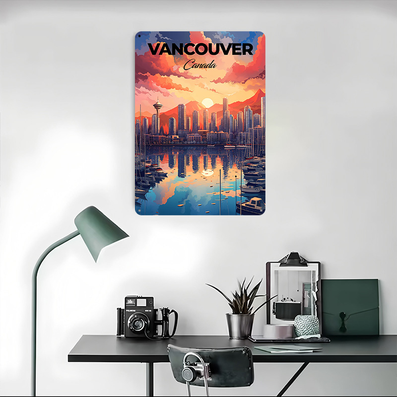 Vancouver Travel Print Printin - Retro Gaming Vancouver 评论和价格