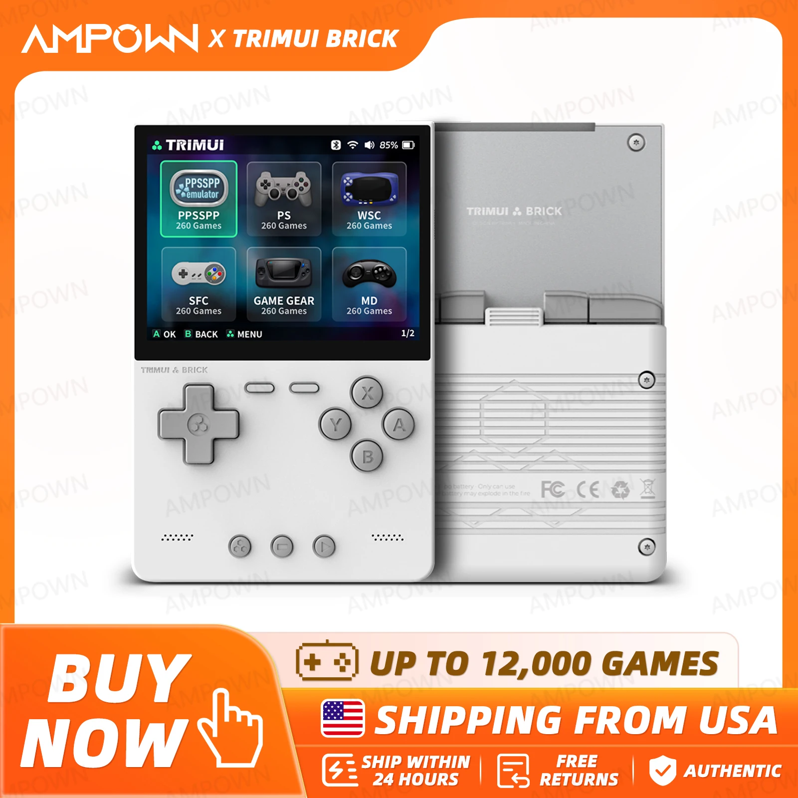 TRIMUI BRICK Handheld Game Con - Retro Gaming Usb 评论和价格