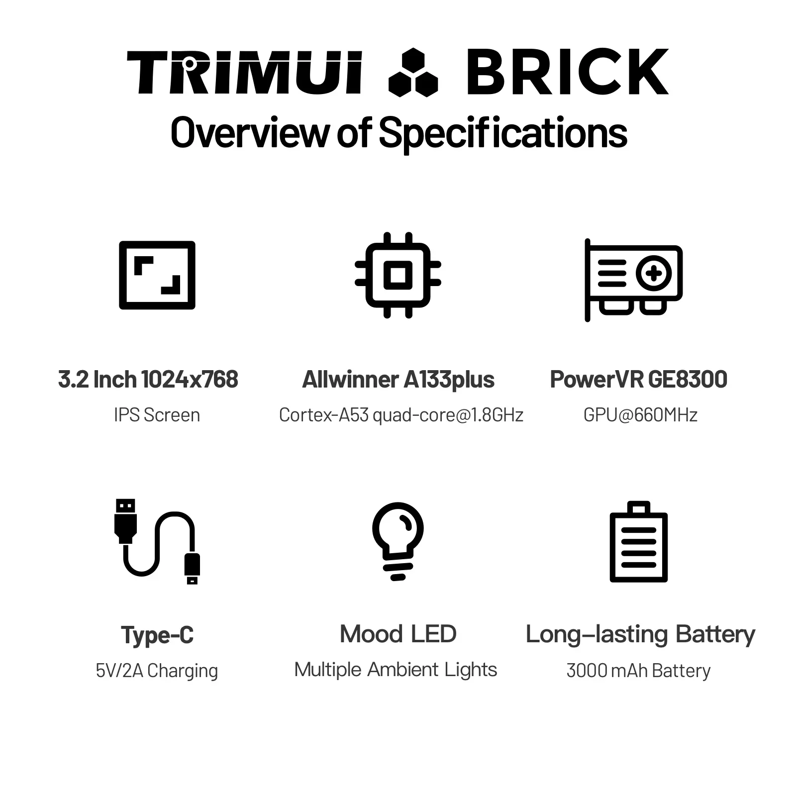 TRIMUI BRICK Handheld Game Con - Retro Gaming Usb 评论和价格