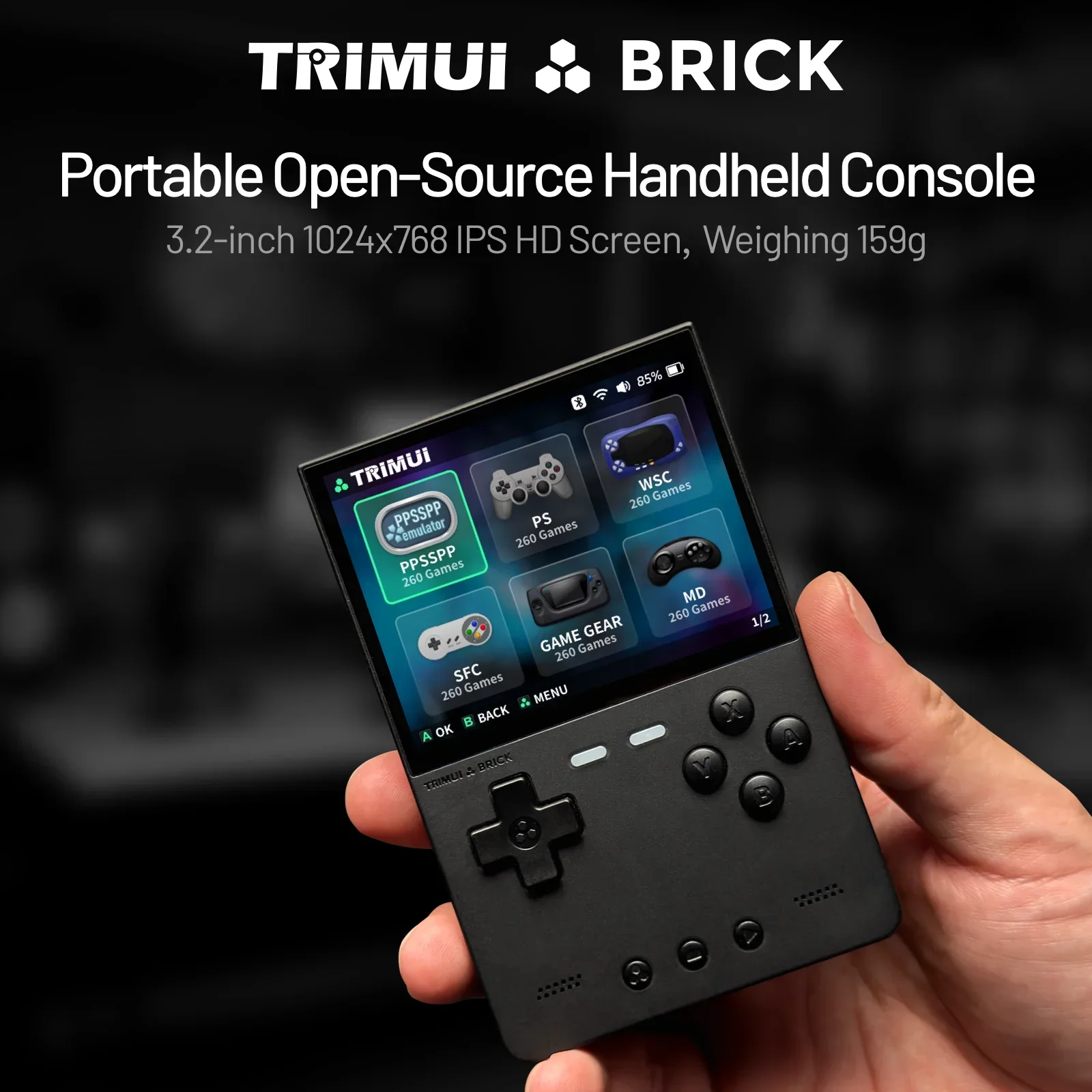 TRIMUI BRICK Handheld Game Con - Retro Gaming Usb 评论和价格