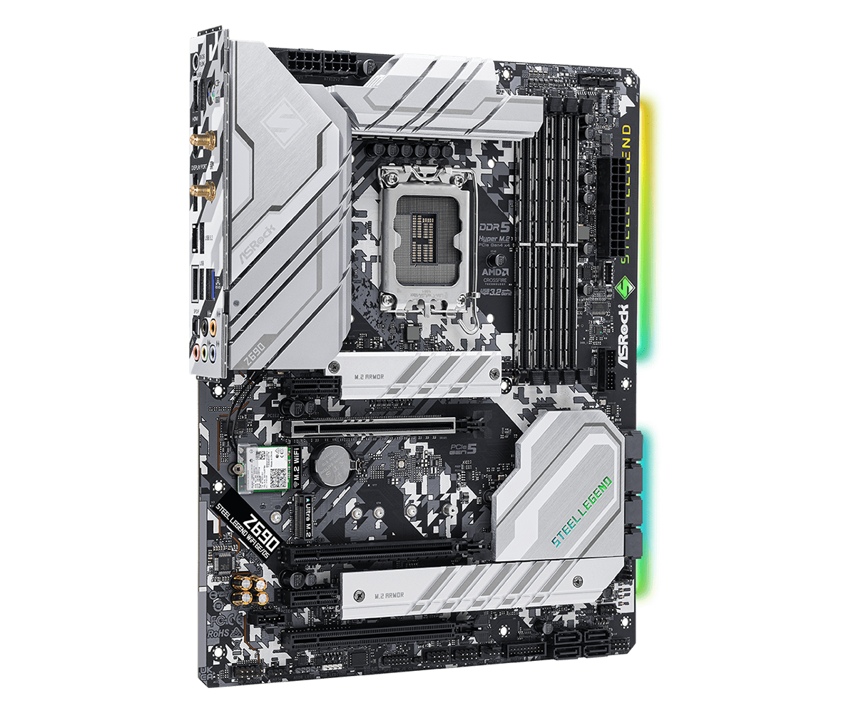 Z690 LGA1700 Motherboard ASROC - Intel Cpu Core I9 评论和价格