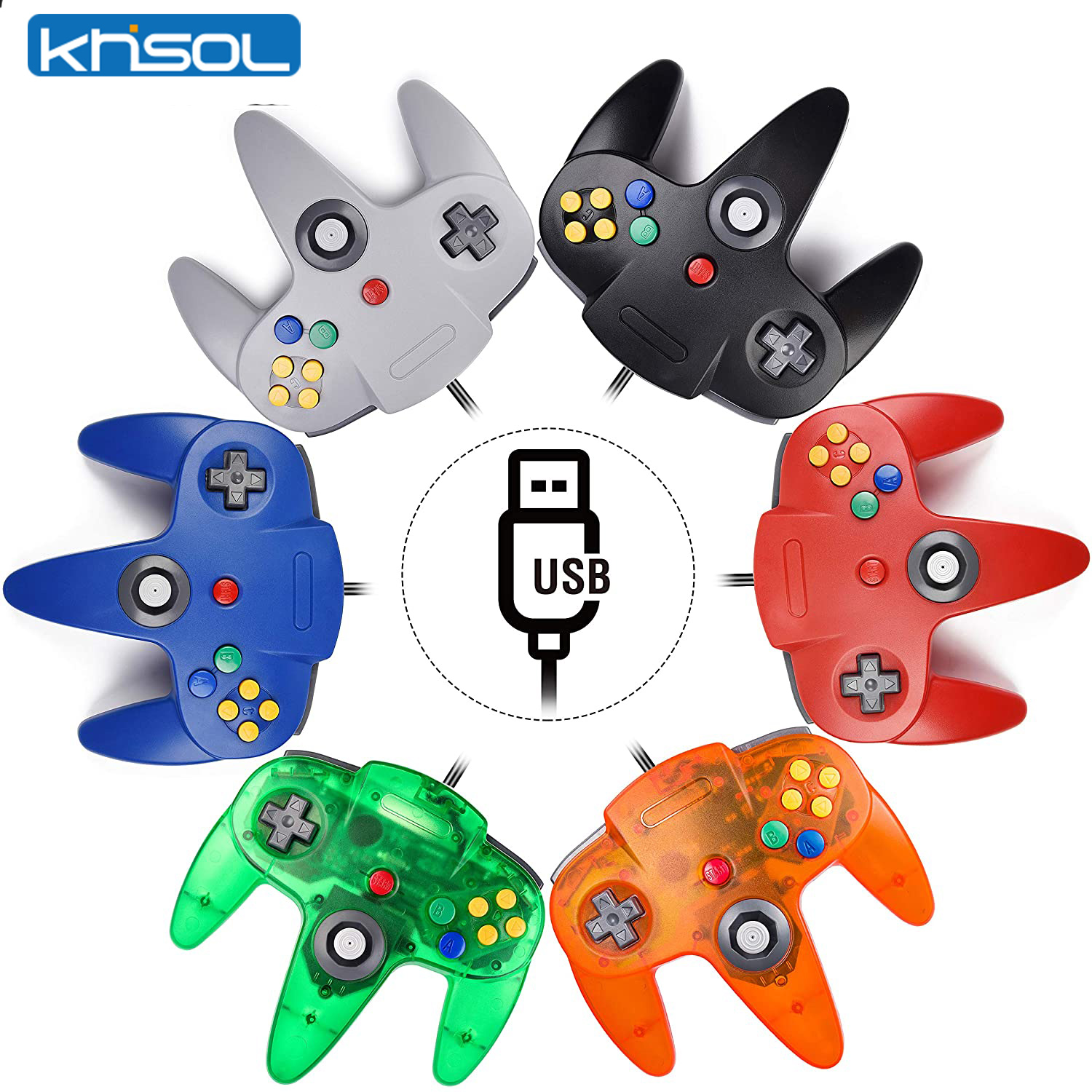 N64 Controller Classic USB Wir - Retro Gaming Usb 评论和价格