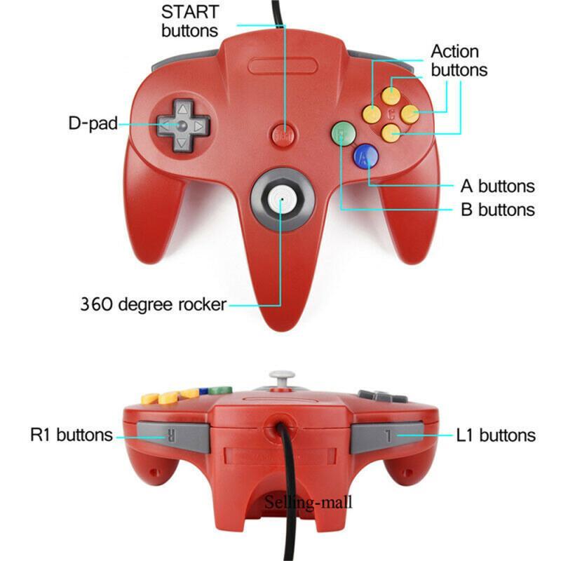 N64 Controller Classic USB Wir - Retro Gaming Usb 评论和价格