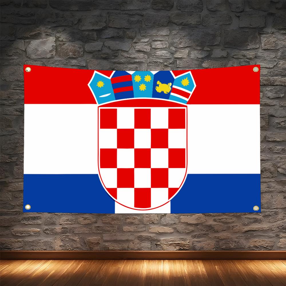1PC Famous Croatia Flags Retro - Retro Gaming Banner 评论和价格