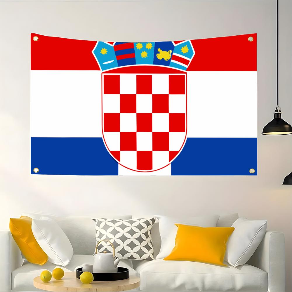 1PC Famous Croatia Flags Retro - Retro Gaming Banner 评论和价格