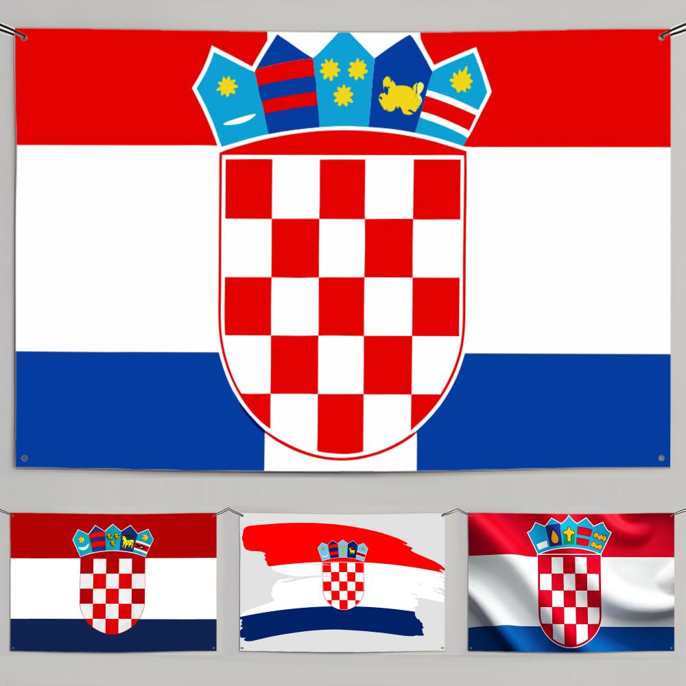 1PC Famous Croatia Flags Retro - Retro Gaming Banner 评论和价格