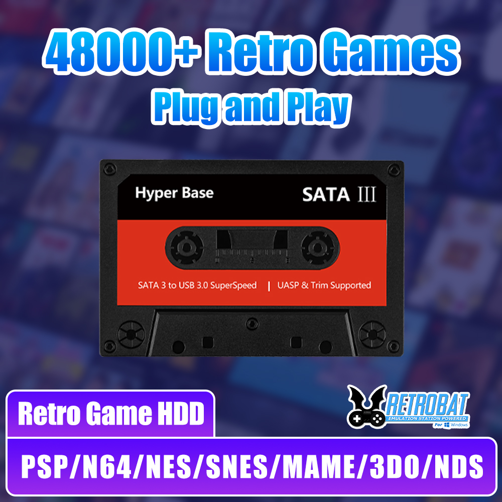 Batocera 500G Game Hard Drive  - Retro Gaming Emulator Pc 评论和价格