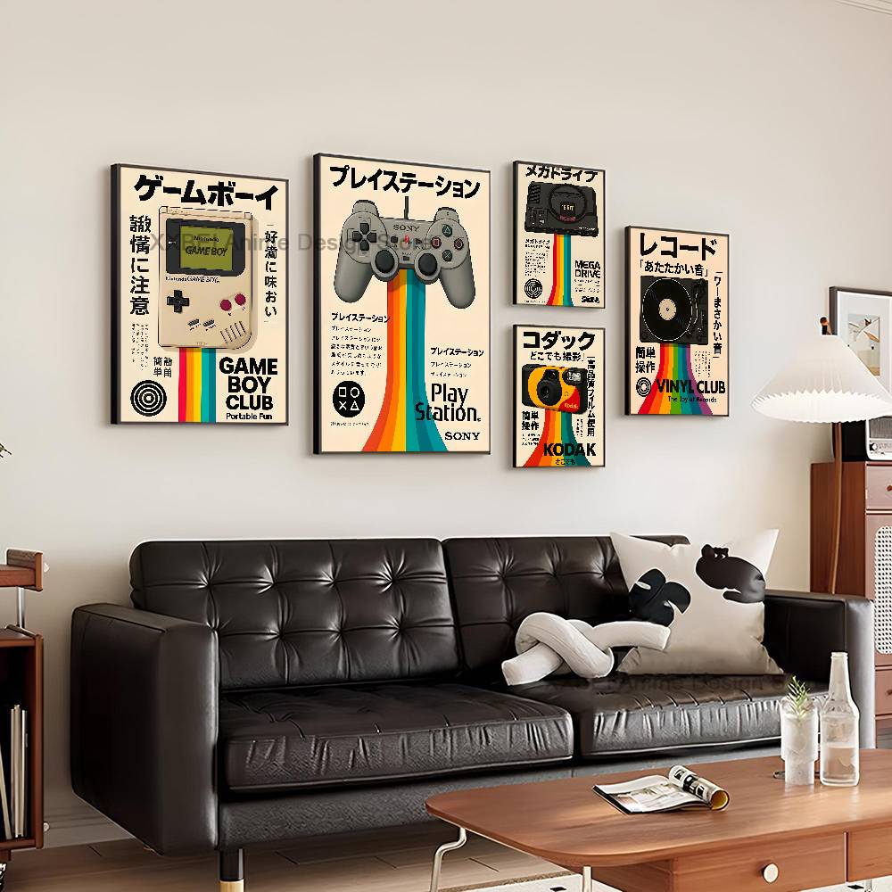 Vintage Nostalgic Game Console - Retro Gaming Wallpaper 评论和价格